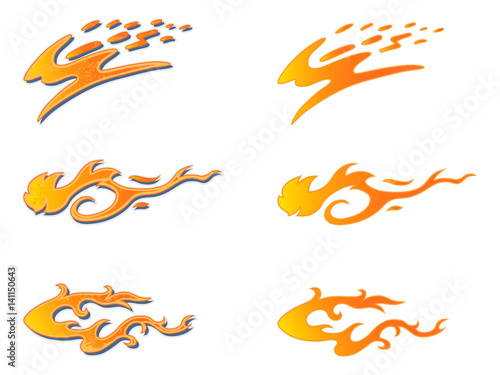 Vehicle Graphics, Stripe: Hot Rod Racing Flame, Graffiti Car Decal, Vinyl  Ready On The Hood Of A Car, Graphic Design Vector Illustration. Royalty  Free SVG, Cliparts, Vectors, and Stock Illustration. Image 97929394.