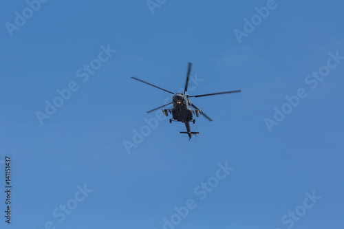Fototapeta Naklejka Na Ścianę i Meble -  Air show Russian helicopters