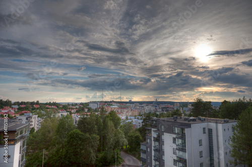 Skyline over the city of lahti