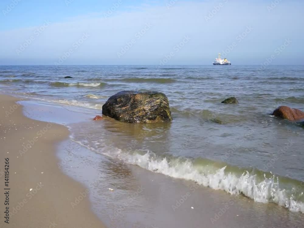 Ostsee-Strand auf Insel Usedom, Deutschland