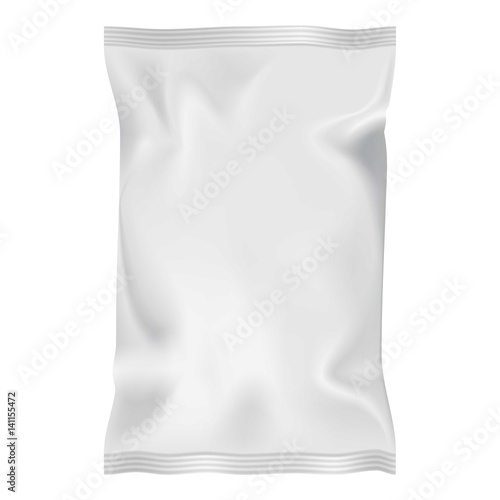 Wet wipes package mockup, realistic style