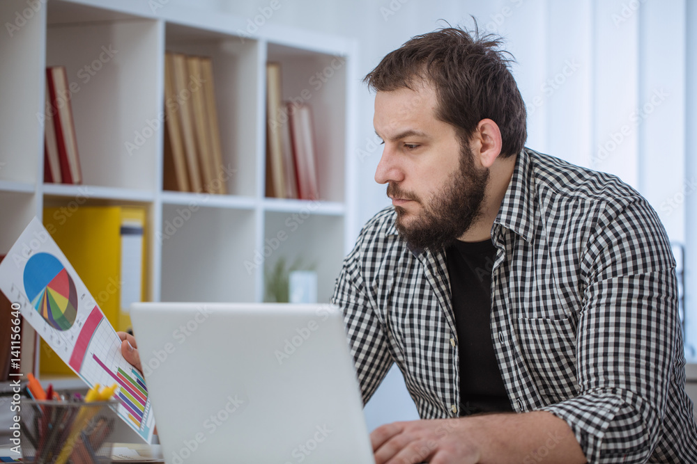 Hipster businessman Hipster businessman