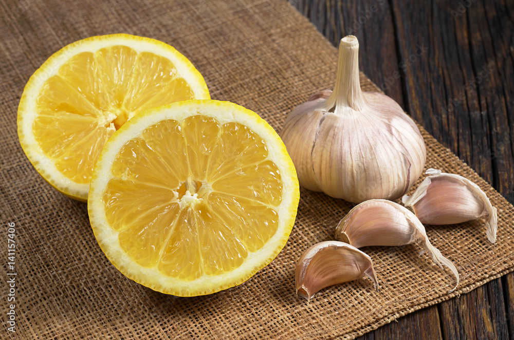 Lemon and garlic Lemon and garlic