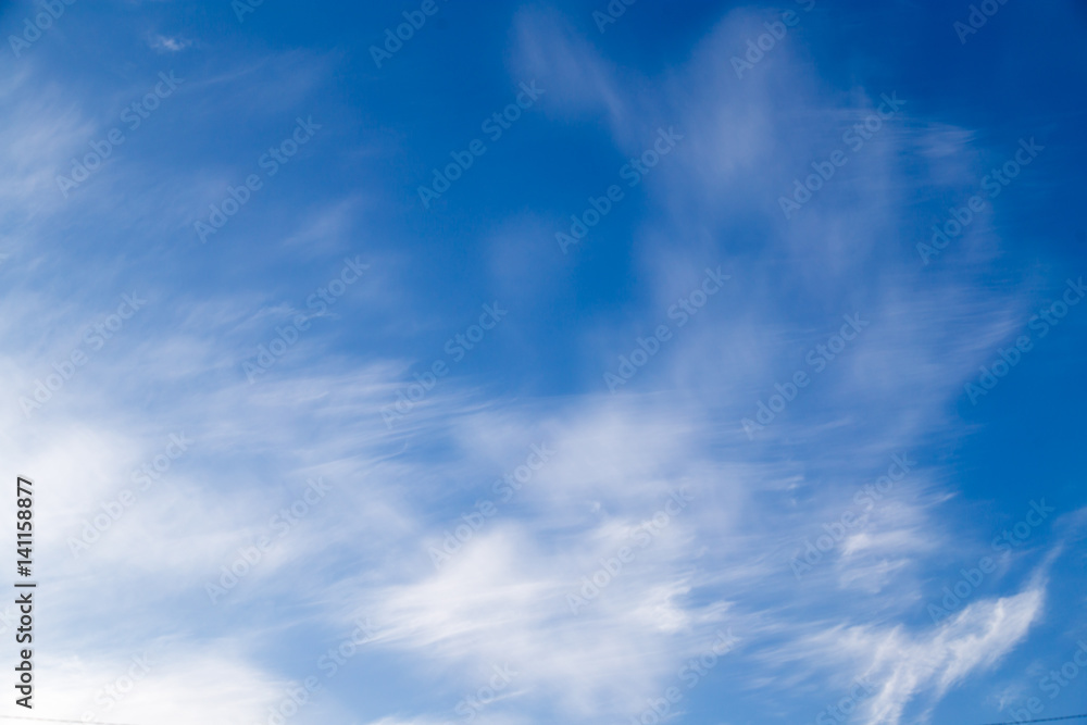 Fototapeta premium clouds in the blue sky as background