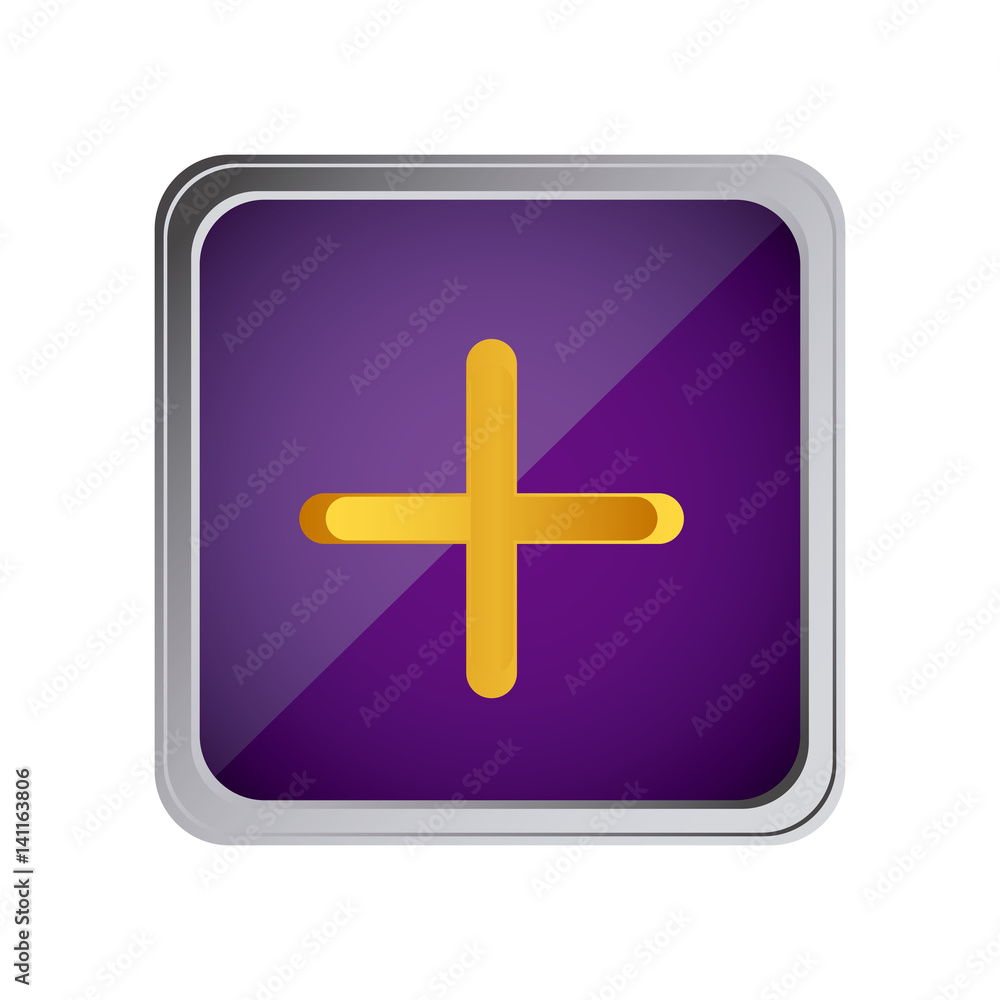 button volume plus with background purple vector illustration button volume plus with background purple vector illustration