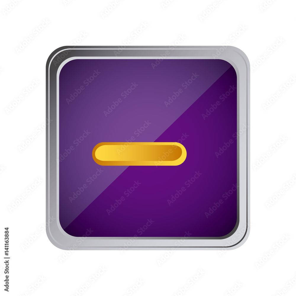 button volume down background purple vector illustration button volume down background purple vector illustration