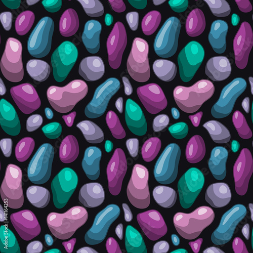 colored stones pattern