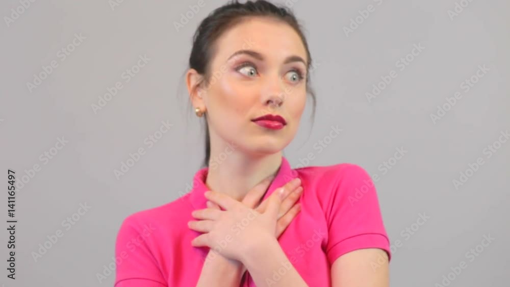 Surprised excited happy woman closeup portrait. Attractive young woman ecstatic face expressions. Surprised excited happy woman closeup portrait. Attractive young woman ecstatic face expressions.