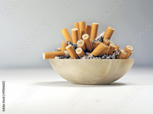 the habit of smoking