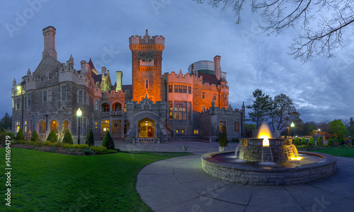Photography castle night
