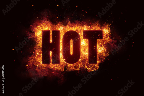 Fiery hot summer sale design template burn flame