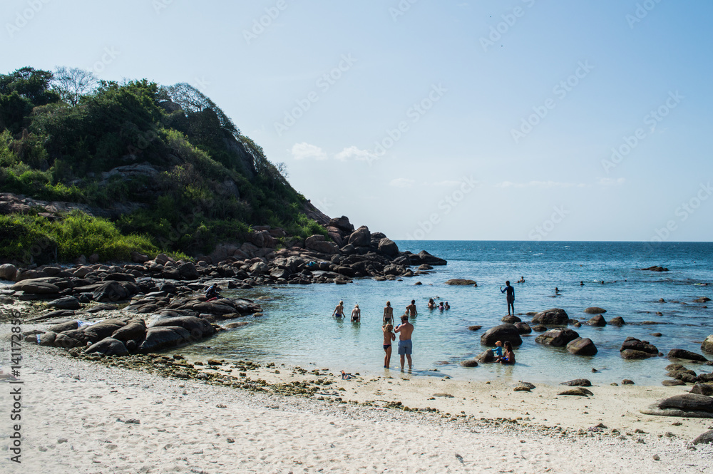 Obraz premium Snorkeling at Pigeon Island in Sri Lanka