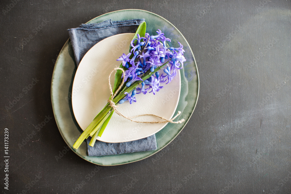 Spring table setting Spring table setting