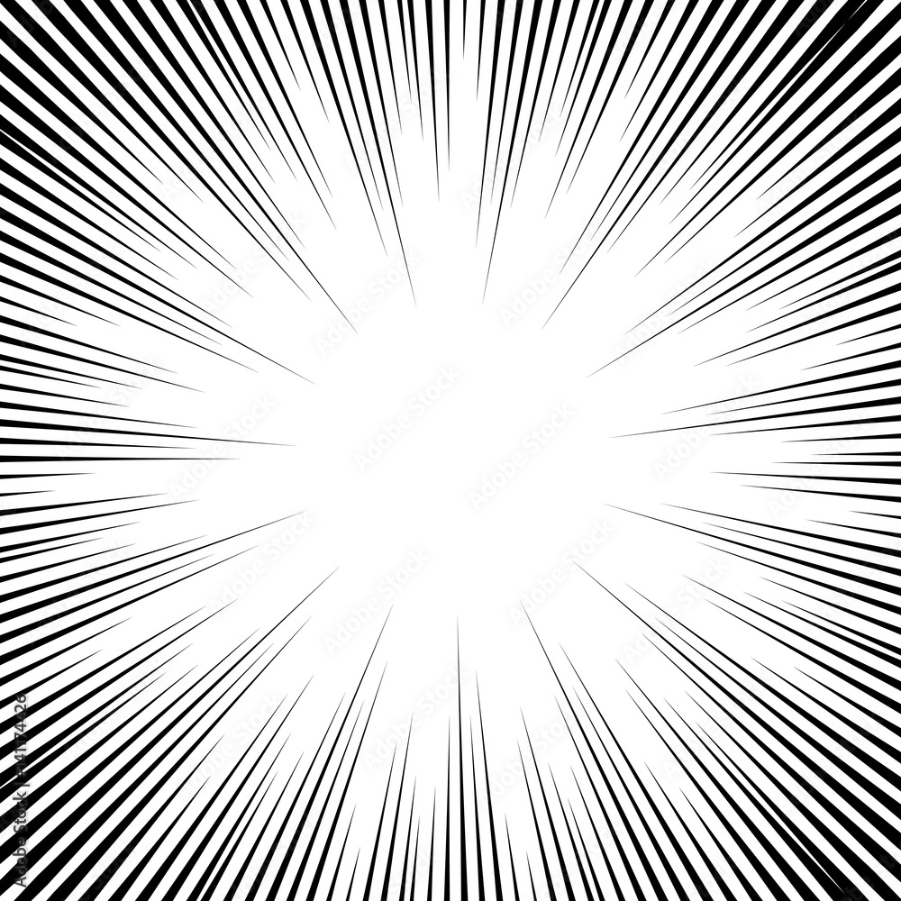 Vector comic book speed lines background. Vector comic book speed lines background.