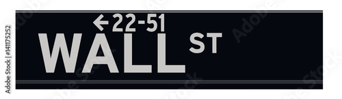 wall street sign