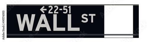wall street sign (with free space)