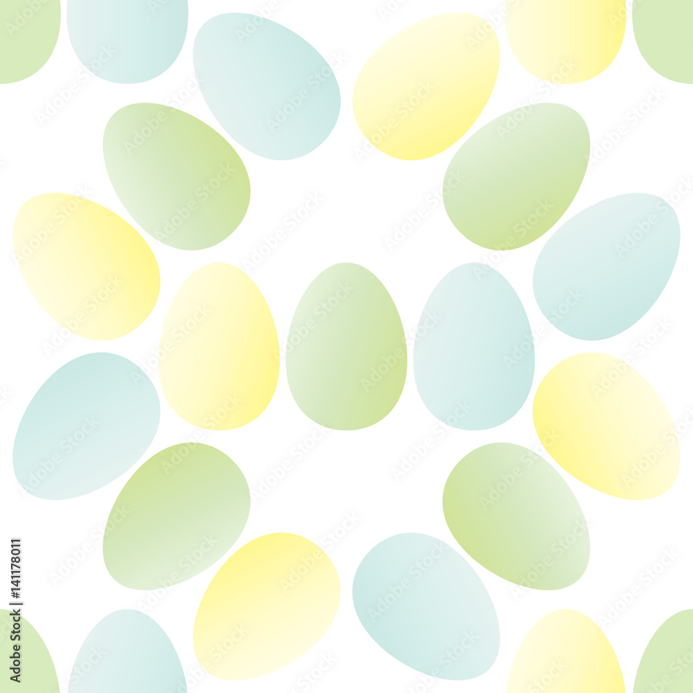 Seamless pattern of Easter eggs Seamless pattern of Easter eggs