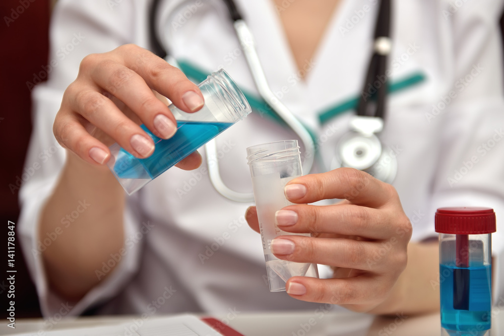 Doctor Pours Blue Pattern Chemicals Doctor Pours Blue Pattern Chemicals