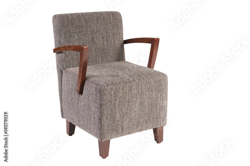 soft comfortable wooden armchair