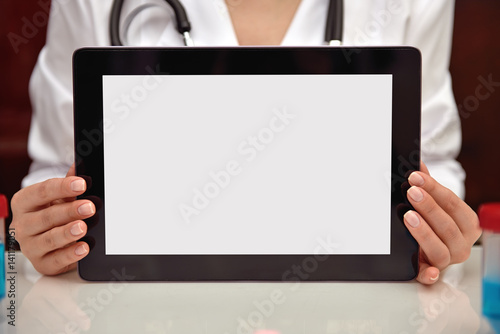 фотографія Scientist Showing Tablet