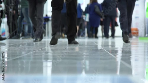 Business People Walking Commuter Travel Motion City Concept