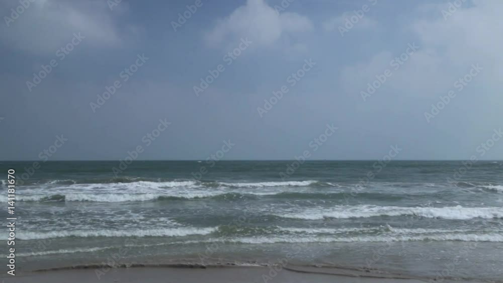 Beautiful sea and sand beach at Hua Hin, Sea, Thailand Beautiful sea and sand beach at Hua Hin, Sea, Thailand
