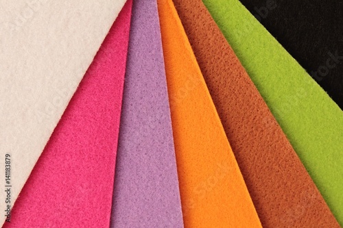 Color set felt for abstract background.