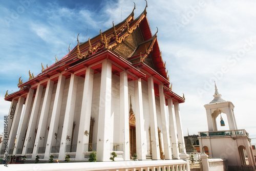 Wat Kalauanamit Temple, Bangkok, Thailand photo