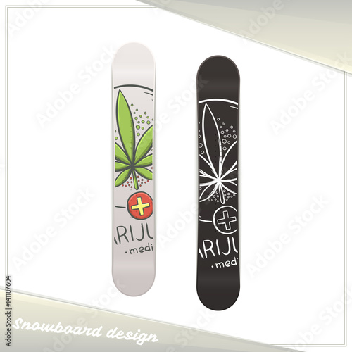 Medical Marijuana Snowboard Nine
