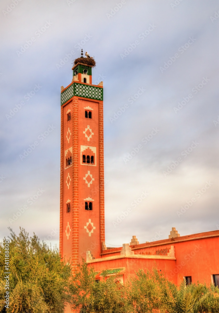 Mosque in Ait Ben Haddou village, Morocco