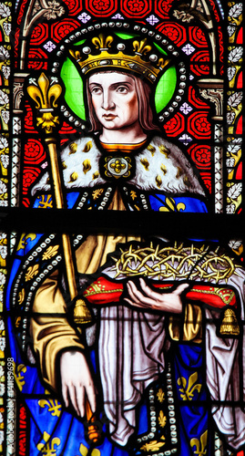 Stained Glass - Saint Louis, King of France