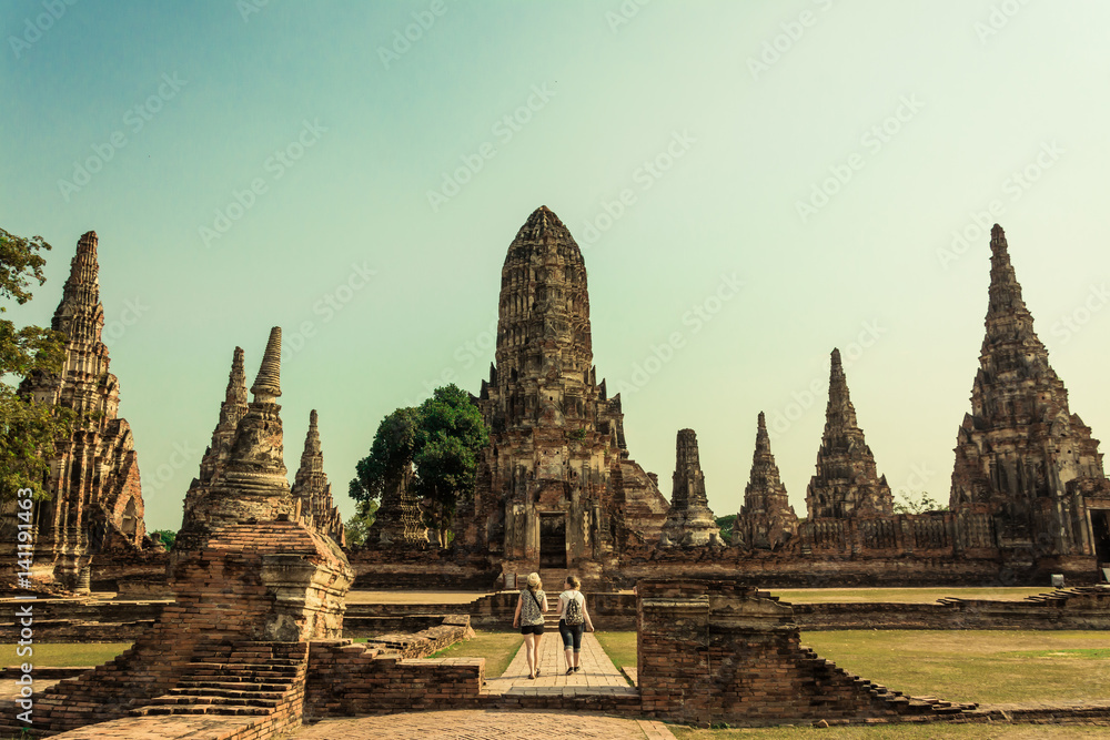 AYUTTHAYA, THAILAND Ruins and Antiques at the Ayutthaya Historical Park AYUTTHAYA, THAILAND Ruins and Antiques at the Ayutthaya Historical Park