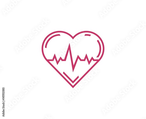 Heart medical logo