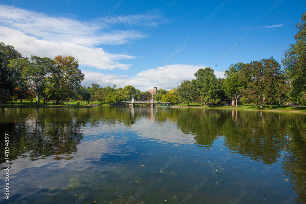 Autumn Park in Boston Autumn Park in Boston