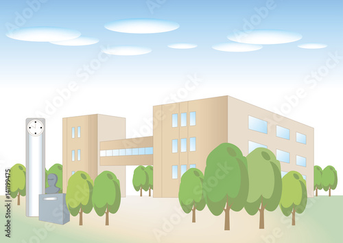 学校の風景・校舎