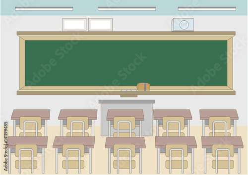 学校の風景・教室