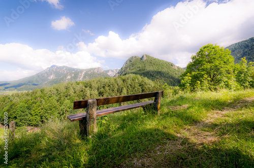 Park an Wanderweg, Bayern