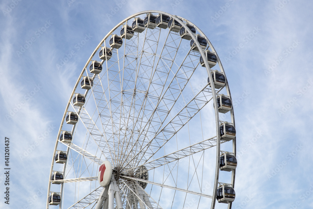 Brisbane ferris wheel is located on Southbank Parklands in Brisbane.