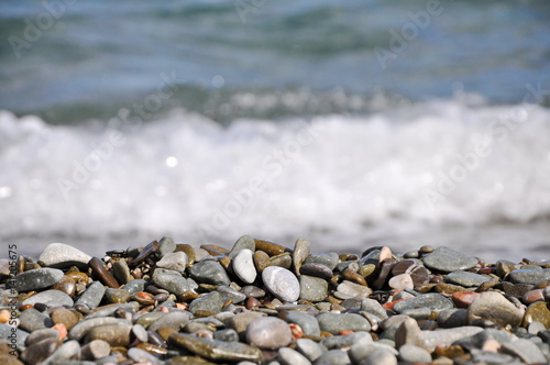  pebbles on the seashore