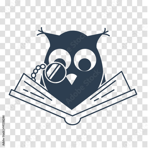 silhouette concept of loving reading