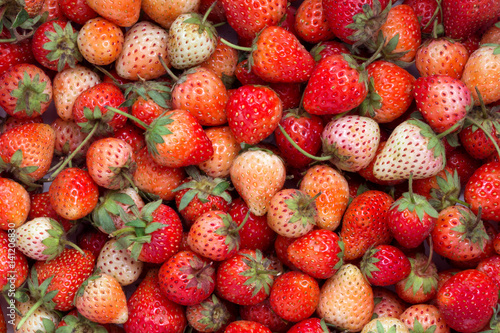 fresh ripe red strawberry background