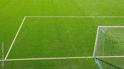 football field with synthetic grass