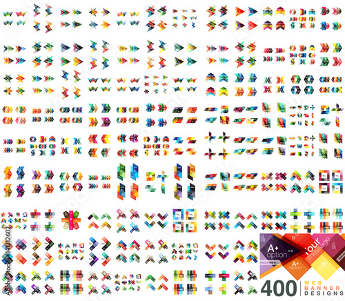 Huge mega collection of web banner design templates