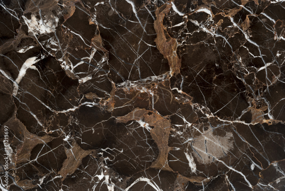 Fototapeta premium Brown Vein Marble Stone