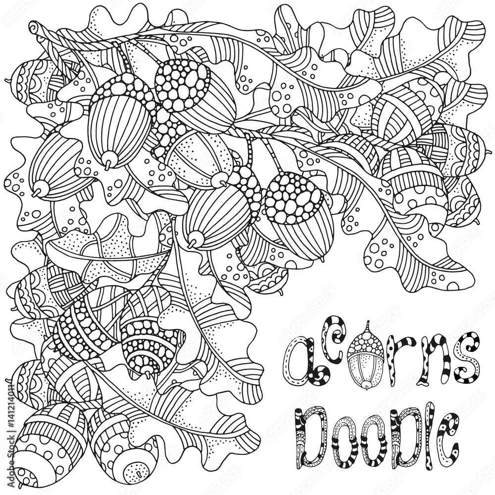 Pattern for coloring book Stock Vector | Adobe Stock