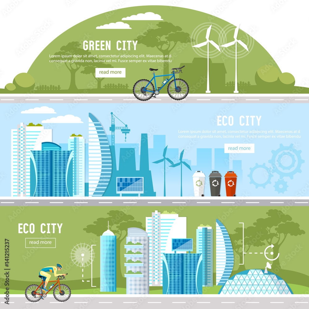 Green City Banner Eco City Background Urban Landscape Future Energy Solar Panels Windmills Stock Vector Adobe Stock Green City Banner Eco City Background Urban Landscape Future Energy Solar Panels Windmills Stock Vector Adobe Stock