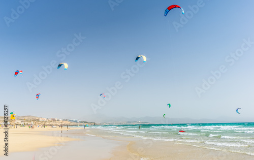 Kite - Surferparadies, Playa De Sotavento auf Fuerteventura 