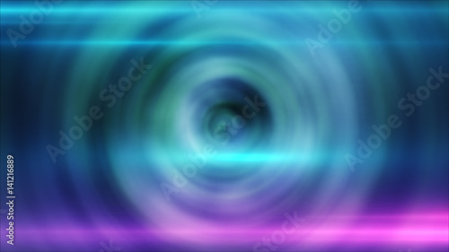 Abstract ring background with luminous swirling backdrop. Glowing spiral.