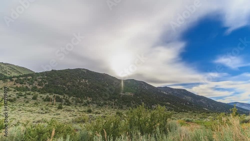 Berge mit Wolken Zeitraffer