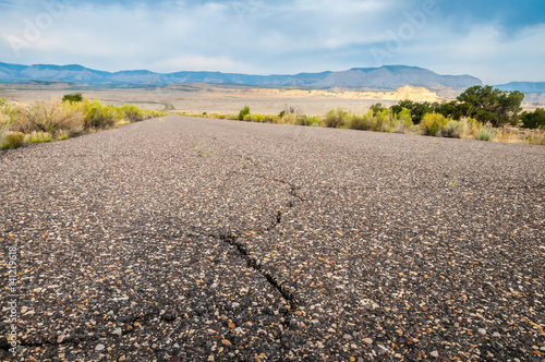 Cracked Desert Road